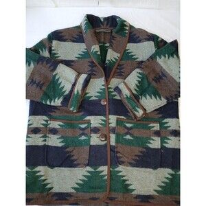 New Identity Vintage Women’s Wool Blend Jacket Size M Outdoor Tree Camo